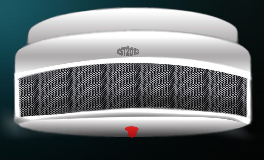 Ceiling smoke detectors and carbon monoxide alarms